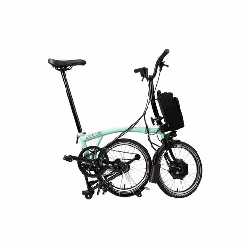 Brompton Electric C Line Explore Mid Handlebar-Turkish Green 6 Brompton Electric C Line Explore Mid Handlebar-Turkish Green - Image 6