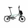 Brompton Electric C Line Explore High Handlebar-Turkish Green