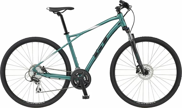 GT Transeo Elite Hybrid Bike-Jade 22 1 GT Transeo Elite Hybrid Bike-Jade 22