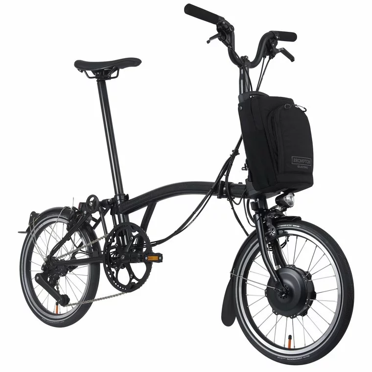 Brompton Electric P Line Urban Mid Handlebar-Midnight Black 4 Brompton Electric P Line Urban Mid Handlebar-Midnight Black - Image 4