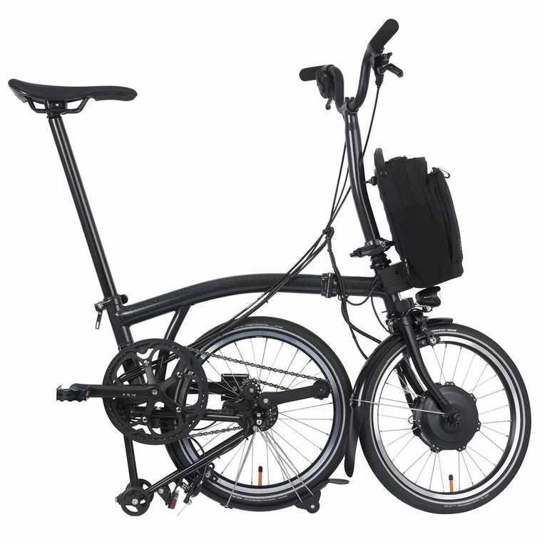 Brompton Electric P Line Urban Mid Handlebar-Midnight Black 5 Brompton Electric P Line Urban Mid Handlebar-Midnight Black - Image 5