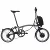 Brompton Electric P Line Urban Mid Handlebar-Storm Grey