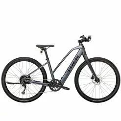 Trek Dual Sport Plus 2 Stagger Hybrid Bike-GalacticGrey 23