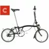 Brompton C Line Utility High Handlebar-Black