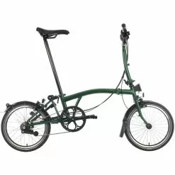 Brompton C Line Explore Mid Handlebar-Racing Green