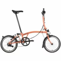 Brompton C Line Explore Mid Handlebar-Fire Coral