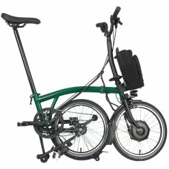 Brompton Electric C Line Explore Mid Handlebar-Racing Green -Bikes Sales Shop 1302601 4