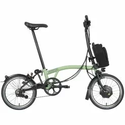 Brompton Electric C Line Explore High Handlebar-Matcha Green