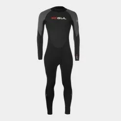 GUL Contour 3/2mm Full Wetsuit Men's-Black/Grey/Red