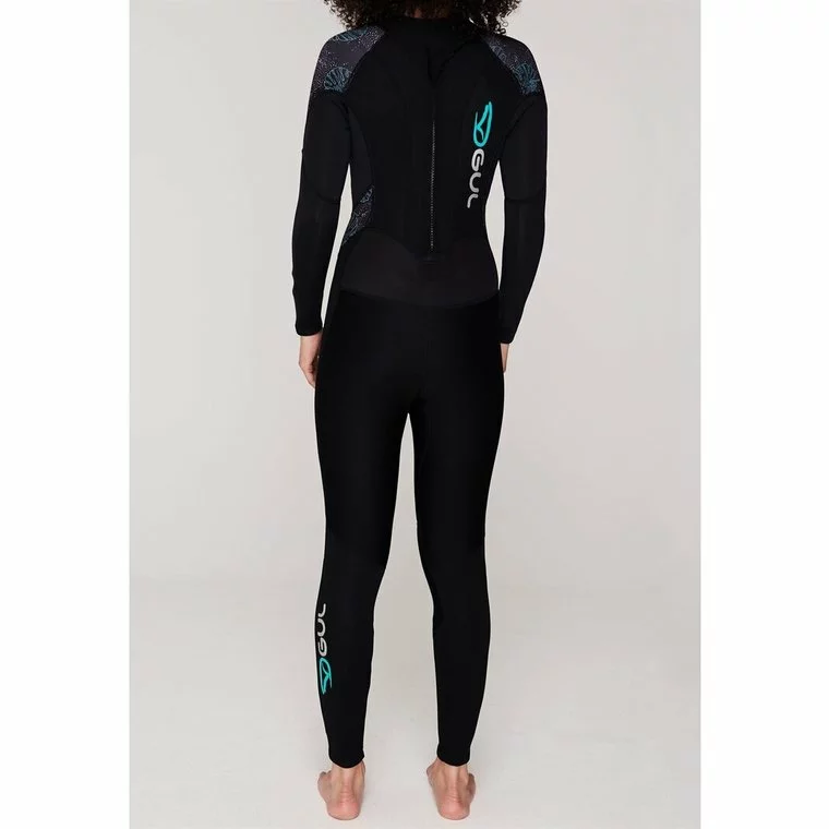 GUL Core 3/2mm Full Wetsuit Womens-Black/Print 3 GUL Core 3/2mm Full Wetsuit Womens-Black/Print - Image 3