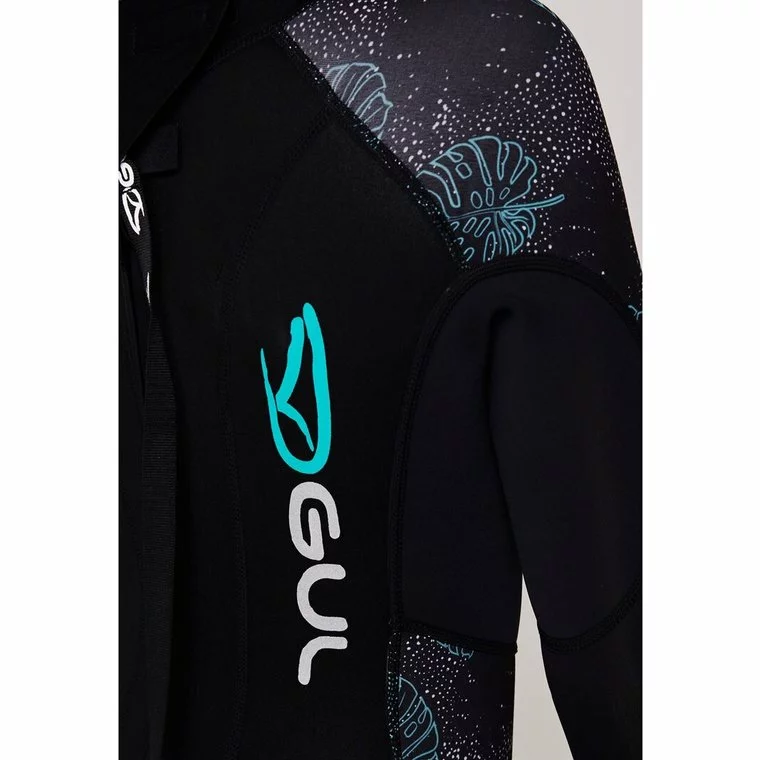 GUL Core 3/2mm Full Wetsuit Womens-Black/Print 4 GUL Core 3/2mm Full Wetsuit Womens-Black/Print - Image 4