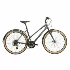 Raleigh Strada Womens Hybrid Bike-Grey/Black 22