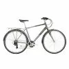 Raleigh Pioneer Hybrid Bike-Black/Silver 22