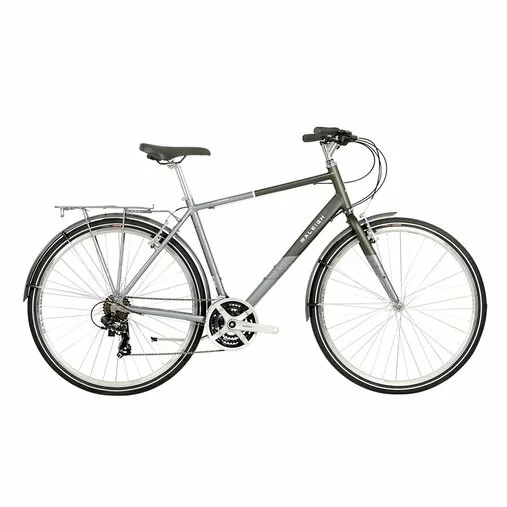 Raleigh Pioneer Hybrid Bike-Black/Silver 22 1 Raleigh Pioneer Hybrid Bike-Black/Silver 22