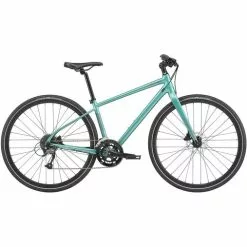 Cannondale Quick 3 Disc 2021 Womens Hybrid Bike-Turquoise 22