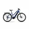 Haibike Trekking 4 Mid 2022 Electric Mountain Bike-Matte Blue 22