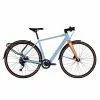 Raleigh Trace Electric Hybrid Bike-Blue 22
