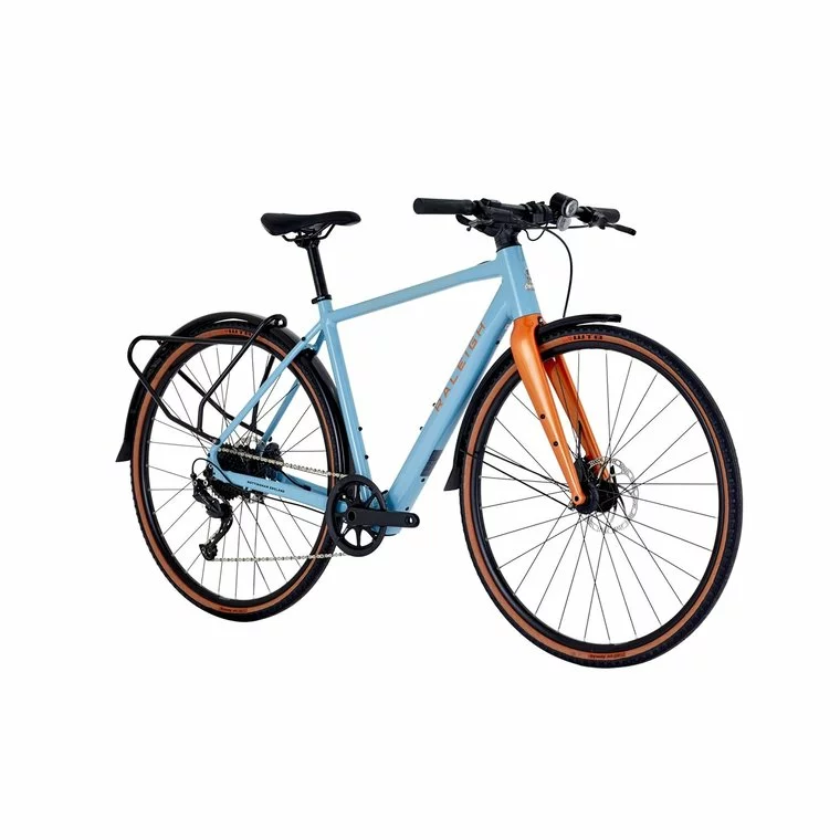 Raleigh Trace Electric Hybrid Bike-Blue 22 2 Raleigh Trace Electric Hybrid Bike-Blue 22 - Image 2