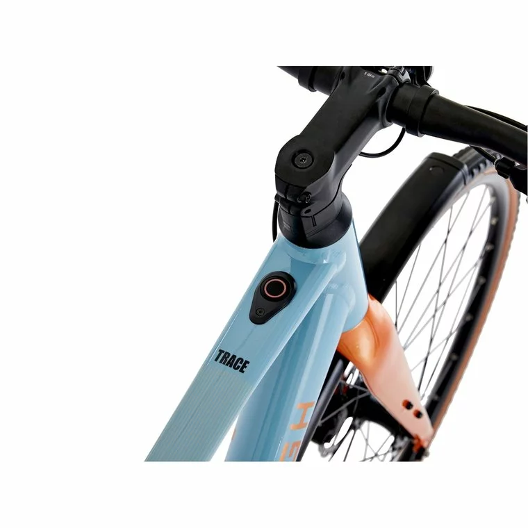 Raleigh Trace Electric Hybrid Bike-Blue 22 6 Raleigh Trace Electric Hybrid Bike-Blue 22 - Image 6