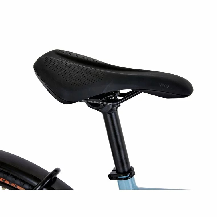 Raleigh Trace Electric Hybrid Bike-Blue 22 8 Raleigh Trace Electric Hybrid Bike-Blue 22 - Image 8