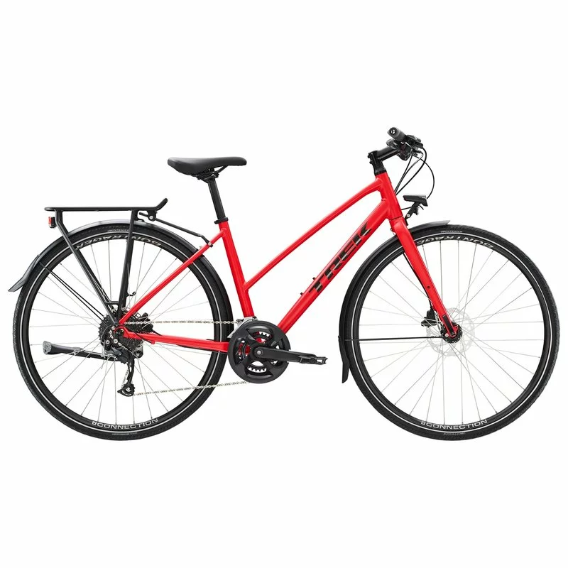 Trek FX 2 Disc Equipped Stagger Hybrid Bike-Viper Red 23 1 Trek FX 2 Disc Equipped Stagger Hybrid Bike-Viper Red 23