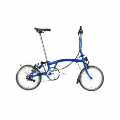 Brompton C Line Explore Mid Handlebar-Picadilly Blue