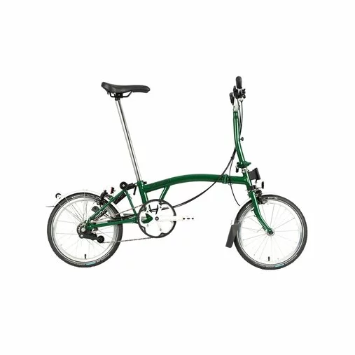 Brompton C Line Utility Mid Handlebar-Racing Green 1 Brompton C Line Utility Mid Handlebar-Racing Green