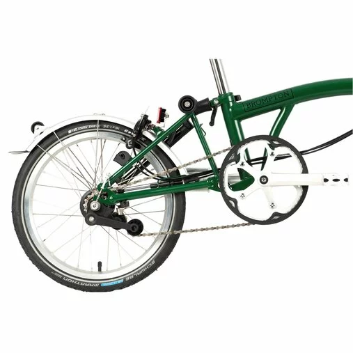 Brompton C Line Utility Mid Handlebar-Racing Green 2 Brompton C Line Utility Mid Handlebar-Racing Green - Image 2