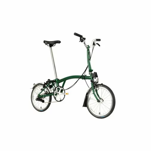 Brompton C Line Utility Mid Handlebar-Racing Green 5 Brompton C Line Utility Mid Handlebar-Racing Green - Image 5