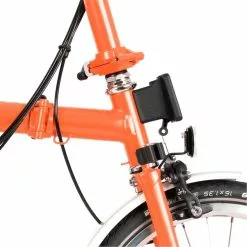 Brompton C Line Explore Low Handlebar-Fire Coral -Bikes Sales Shop 966064 4