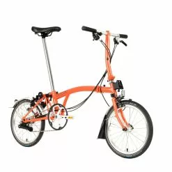 Brompton C Line Explore Low Handlebar-Fire Coral -Bikes Sales Shop 966064 5