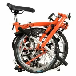 Brompton C Line Explore Low Handlebar-Fire Coral -Bikes Sales Shop 966064 7