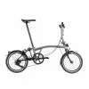 Brompton P Line Urban Low Handlebar-Storm Grey