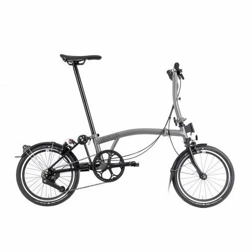 Brompton P Line Urban Low Handlebar-Storm Grey 1 Brompton P Line Urban Low Handlebar-Storm Grey