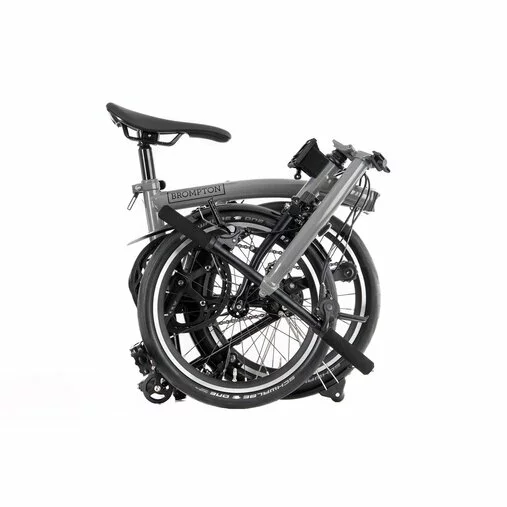 Brompton P Line Urban Low Handlebar-Storm Grey 4 Brompton P Line Urban Low Handlebar-Storm Grey - Image 4