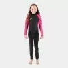 GUL Contour 3/2mm Flatlock Full Wetsuit Junior-Black/Berry