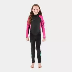 GUL Contour 3/2mm Flatlock Full Wetsuit Junior-Black/Berry