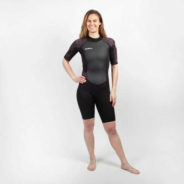 GUL Contour 3/2mm Shorty Wetsuit Women's-Black 1 GUL Contour 3/2mm Shorty Wetsuit Women's-Black