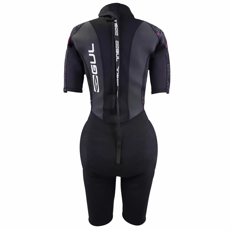 GUL Contour 3/2mm Shorty Wetsuit Women's-Black 3 GUL Contour 3/2mm Shorty Wetsuit Women's-Black - Image 3