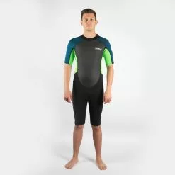 GUL Contour 3/2mm Flatlock Shorty Men's-Blk/Sulphur