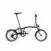 Brompton P Line Urban Low Handlebar-Midnight Black